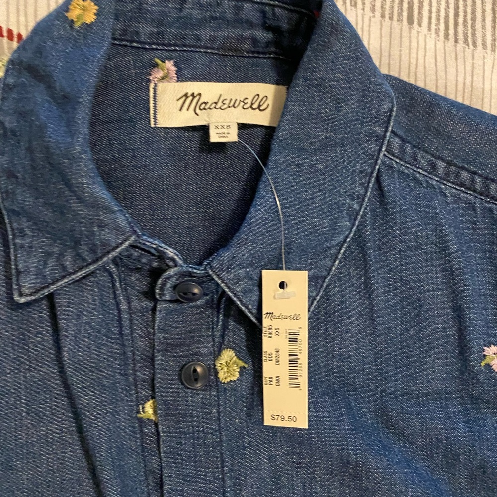 Madewell courier blouse